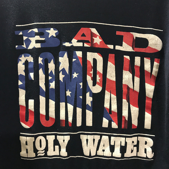 Vintage Bad Company 1990 Holy Water T-Shirt Sz L - Picture 2 of 8